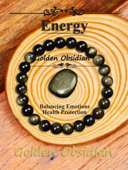 Natural African Bloodstone Beads Bracelet For Courage Protection Grounding Strength Energy Healing & Good Luck Vitality Jewelry