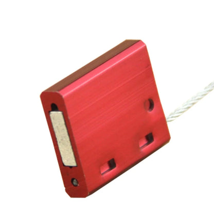 50 Stück Aluminium legierung Stahldraht Blei Dichtung länge 20cm Behälter quadratische Metalldraht Kabelbinder selbst hemmend kann angepasst werden