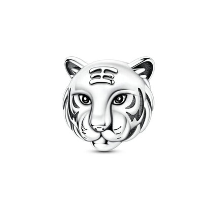 925 Sterling Silber Tier-Serie Charms Perlen Schaf Elefant Tiger Eule Anhänger Passend für Original-Armband DIY Frauen Geschenk