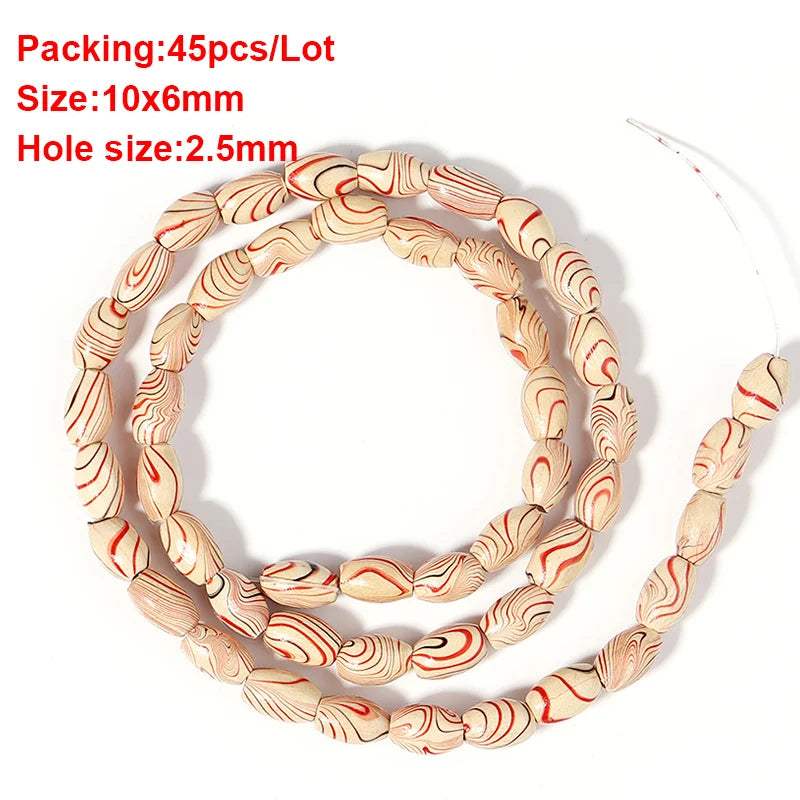 Louleur Hohe Qualität Vintage Natürliche Große Loch Holz Perlen Für Halskette Armband Charms für Diy Schmuck Machen Haar Zubehör