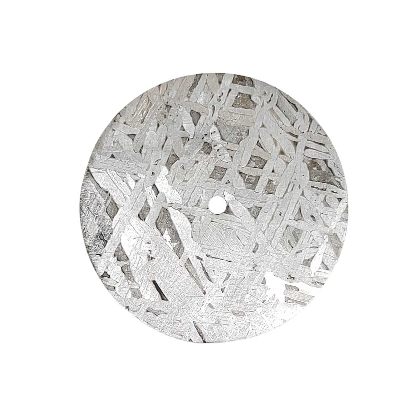 Muonionalusta Naturgeisen-Meteorit-Exemplar, Meteorit-Materialien, Probensammlung, kreisförmiges Zifferblatt, Zubehör-QC303