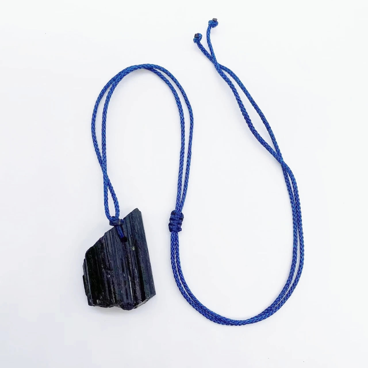 Natürliche Kristall schwarz Turmalin Stein Anhänger Halskette Mode Persönlichkeit Schmuck Heilung rohen Edelstein unregelmäßige Form Geschenk