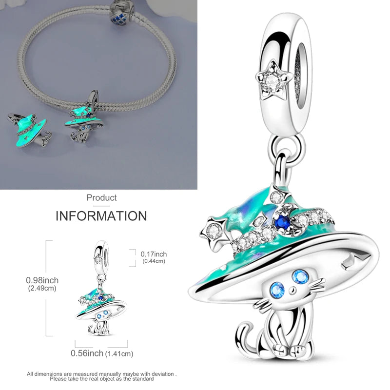 Charms aus 925er-Sterlingsilber, bunt, Sonnenblume, Hund, Jungen, Geschenkartikel, Schmetterling, Flugzeug, Erde, passend für Original-Anhänger, Schmuck, Make-up