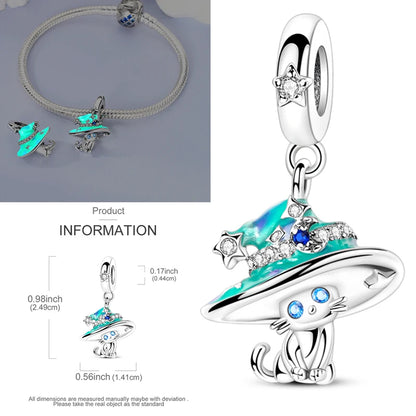 Charms aus 925er-Sterlingsilber, bunt, Sonnenblume, Hund, Jungen, Geschenkartikel, Schmetterling, Flugzeug, Erde, passend für Original-Anhänger, Schmuck, Make-up