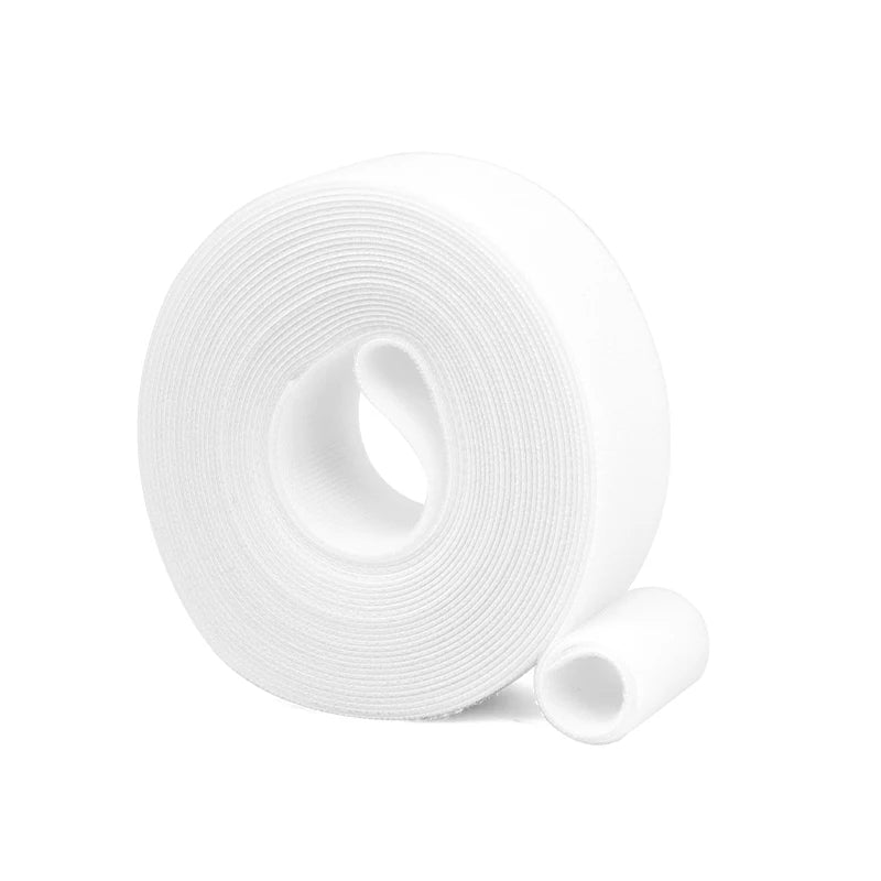 5m/Rolle Kabelbinder 10/15/20/25mm Wiederverwendbare Schlaufenbinder Selbstklebende Nylon-Bänder Organizer-Clip Kabelbefestigungsband Management