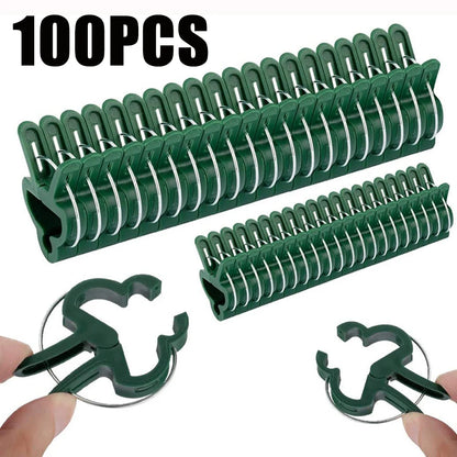 Rattan-Pflanzenstützclips Garten-Pflanzenclips Halter für Pflanzenstiele Mehrzweck-Pflanzenclips Robuste Gurkenclips Pflanzenstütze