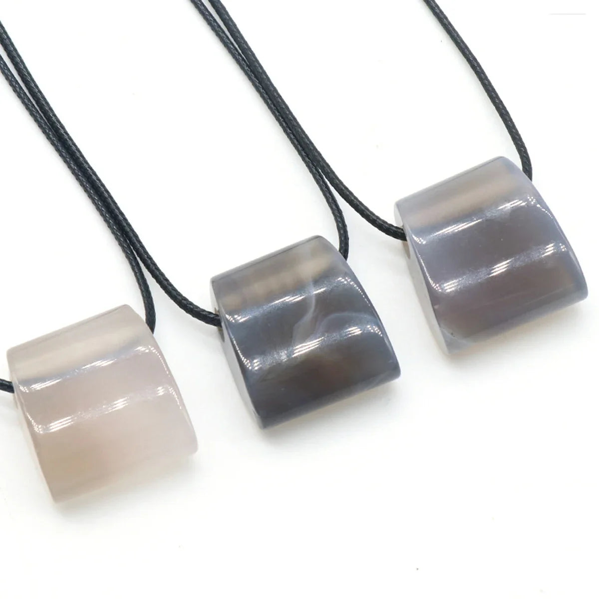 1PC Naturstein Anhänger Halskette Trapez Natürliche Unakites Aventurin Anhänger Halskette für Frauen Jewerly Geschenk