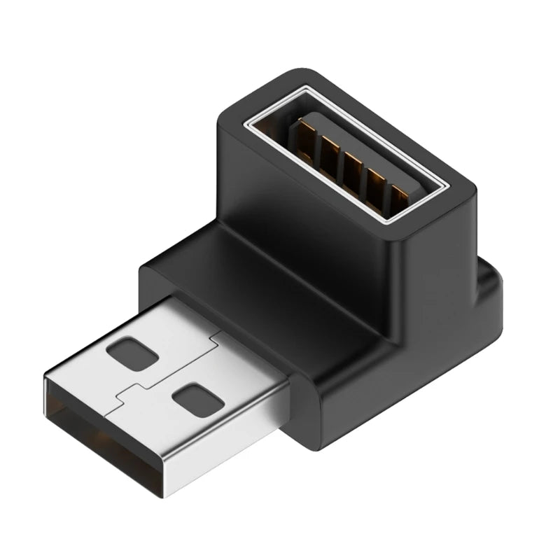90 Grad USB 3.0 Stecker auf Buchse rechtwinkliger Verlängerungsadapter USB-Upward-Winkeladapter 10 Gbit/s für Laptop-PC-Anschluss Konvertieren