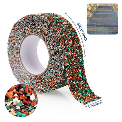 Rutschfestes blaues Gummiband, langlebiges PE-Material mit Griff, ideal für Innen- und Außenbereich, Treppenprofil, Boote, Trailways, rückstandsfrei