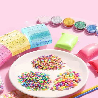 Nano Kleber DIY Blow Bubble Nano Tape Nano Kleber Doppelseitiges Klebeband Nano Tape Sticky Ball Tape DIY Handwerk Band Spielzeug Kinder