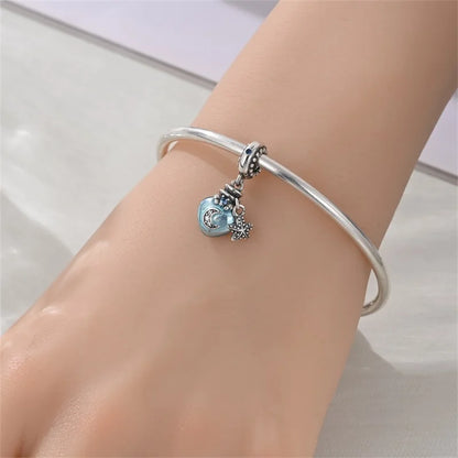 Profound 925 Sterling Silber Parfümflasche Schleife Ballettschuhe Rock Wolke Charm Passend für DIY Armband Halskette Charmante Geschenke