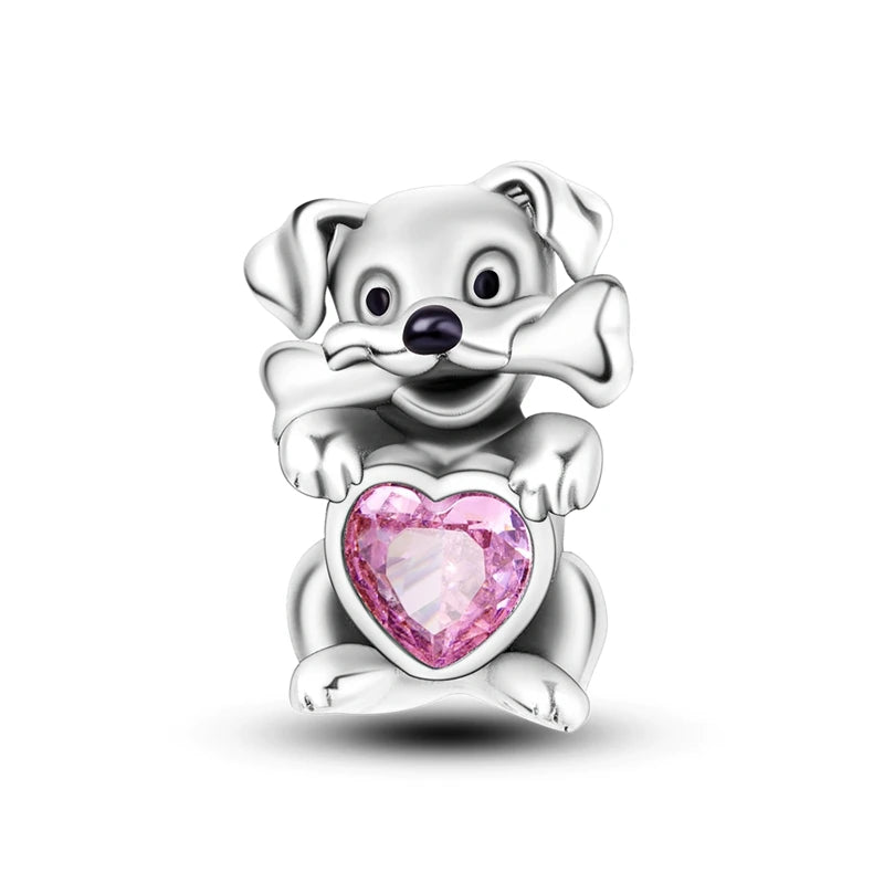 Heißer Verkauf 925 Silber Schmetterling Chamäleon Eule Sonnenblume Charms Fit Original Armband Halskette DIY Perle Für Frauen Schmuck