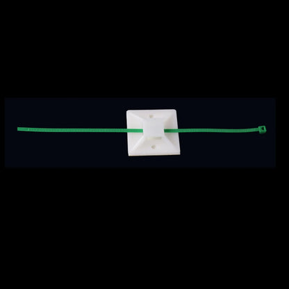100PCS Kabelbinder Basis Halterung Mit Kleber Draht Abnehmbare Selbstklebende Wand Halter Auto Befestigung Sitz Klemmen Saug Positionierung saugnapf