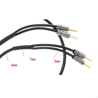 5Pcs Lautsprecher Audio Kabel Draht HiFi Kabel Hosen 5/6/7/9/13/15/18mm Keine Schrumpf PVC Y Splitter Rohr Hülse