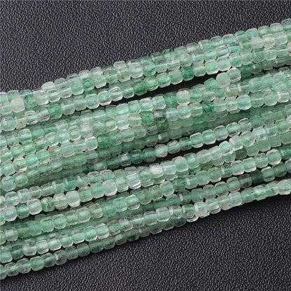Heiße Natürliche Facettierte Stein Perle 2-3mm Kleine Quadratische Quarz Granat Glas Cube Lose Perlen Für Schmuck Machen hand Zubehör