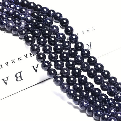 A++ Natürlicher goldener Sandstein und blauer Sandstein und grüner Sandstein, lose Perlen für Schmuckherstellung, Armband, Großhandel, DIY-Zubehör
