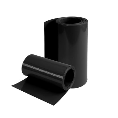 3/5M PVC Schwarzer Schrumpfschlauch Breite 29,5mm ~ 200mm 18650 Lipo Akku-Pack Isolierte Kabelhülle Schutzfolie Batteriefolienummantelung