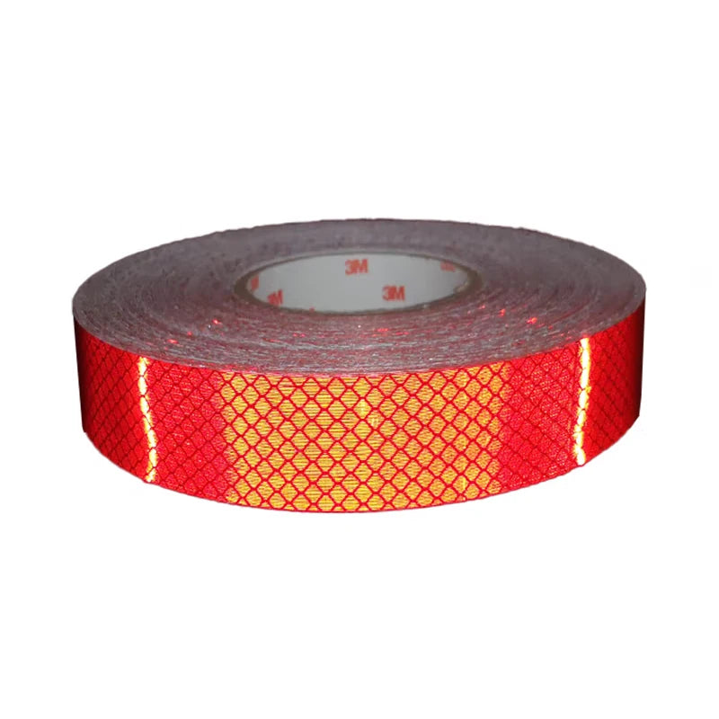 3M 4092 Red Diamond Grade Reflektierende Aufkleber Vollprismafolie Auto Fahrrad EV Sicherheitswarnstreifen