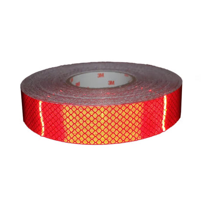 3M 4092 Red Diamond Grade Reflektierende Aufkleber Vollprismafolie Auto Fahrrad EV Sicherheitswarnstreifen