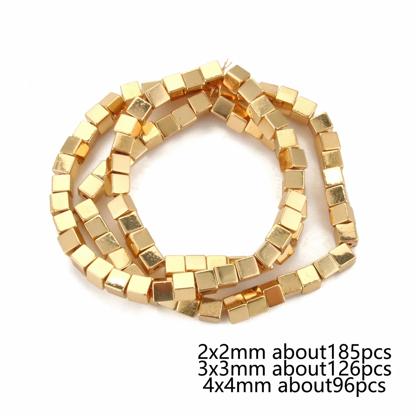 Natürliche 14k vergoldete Hämatitperlen unregelmäßige runde Herzwürfel Rondelle Spacer Perlen für Schmuckherstellung Diy Armband Halskette