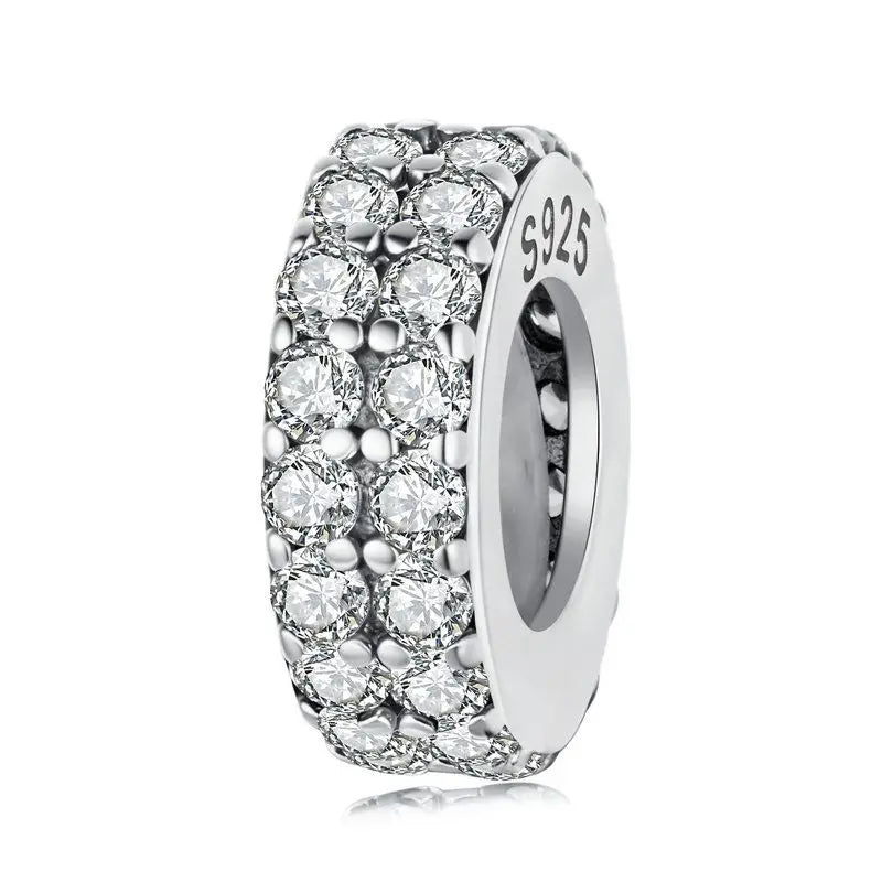WOSTU 925 Sterling Silber Tier Cat Charm Anhänger Herz Familie Marienkäfer Bee Perlen Fit Original Armband DIY Schmuck Für Frauen