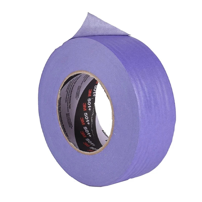 3M 501+ Abdeckband für Autolackierung Lila Papierband Hochtemperatur-Malerband 3M 501 Abdeckpapier