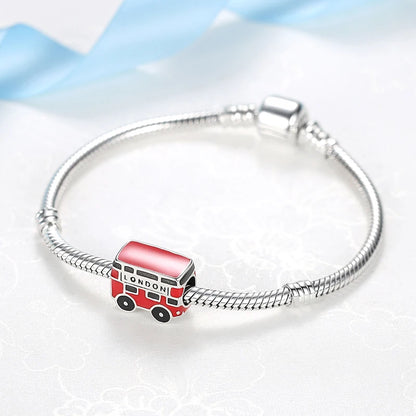 Original 100% 925 Sterling Silber Charm Bead Reise Taxi Motorrad Riesenrad Charms Fit Pandora Armbänder Frauen Diy Schmuck