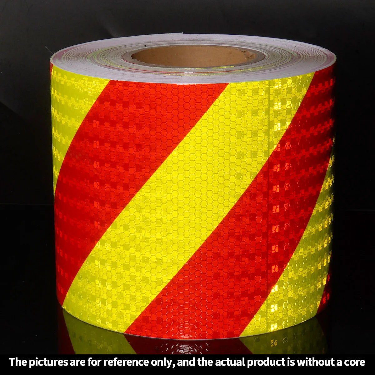 Reflektierendes Klebeband, Twill, grün-rote Streifen, wasserdichter Sicherheitsreflektorenaufkleber für Auto