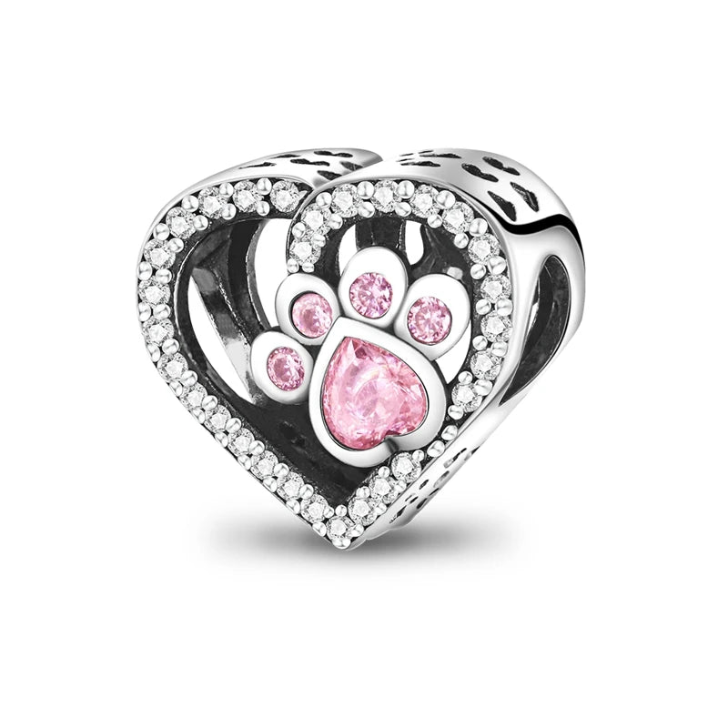 Charm Heiße Verkäufe 925 Sterling Silber Charms Perlen CZ Pave Runde Clip Charms Fit Original Armband Halskette Charms Schmuck Geschenk