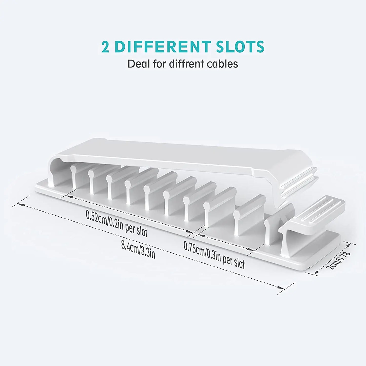Kabel-Organizer, Kabelmanagement, Drahthalter, flexibler USB-Kabelaufwickler, ordentliche Silikon-Clips für Maus, Tastatur, Kopfhörer-Schutz