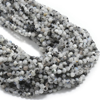 2 3 4 mm facettierte kleine Perlen, natürlicher Aquamarin, Lapislazuli, Turmalin, Amethyst-Steinperlen für Schmuckherstellung, Diy-Zubehör