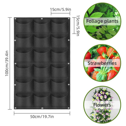 49 Taschen hängende Pflanz beutel, hängende vertikale Wand pflanzen pflanzen wachsen Taschen, Kräuter garten Pflanzer Outdoor Indoor wachsen
