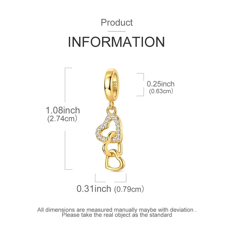 925 Silber Charms Perlen Goldenes Kreuz Krone Wal Schmetterling Anhänger Fit Original Armband Halskette Frauen Schmuck DIY Geschenke