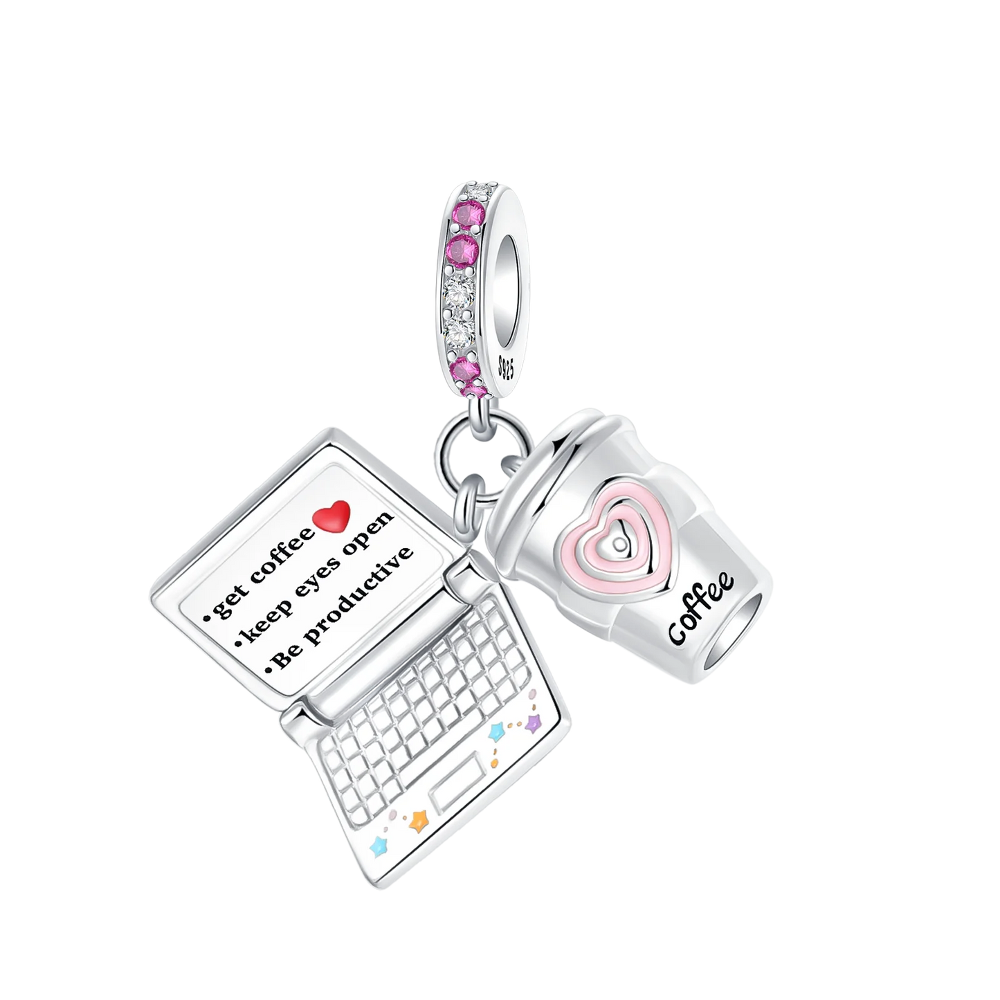 925 Sterling Silber Familie Schmetterling Flugzeug baumeln Perlen passen original Pandora Charms Armbänder DIY Perle Frauen Schmuck herstellung