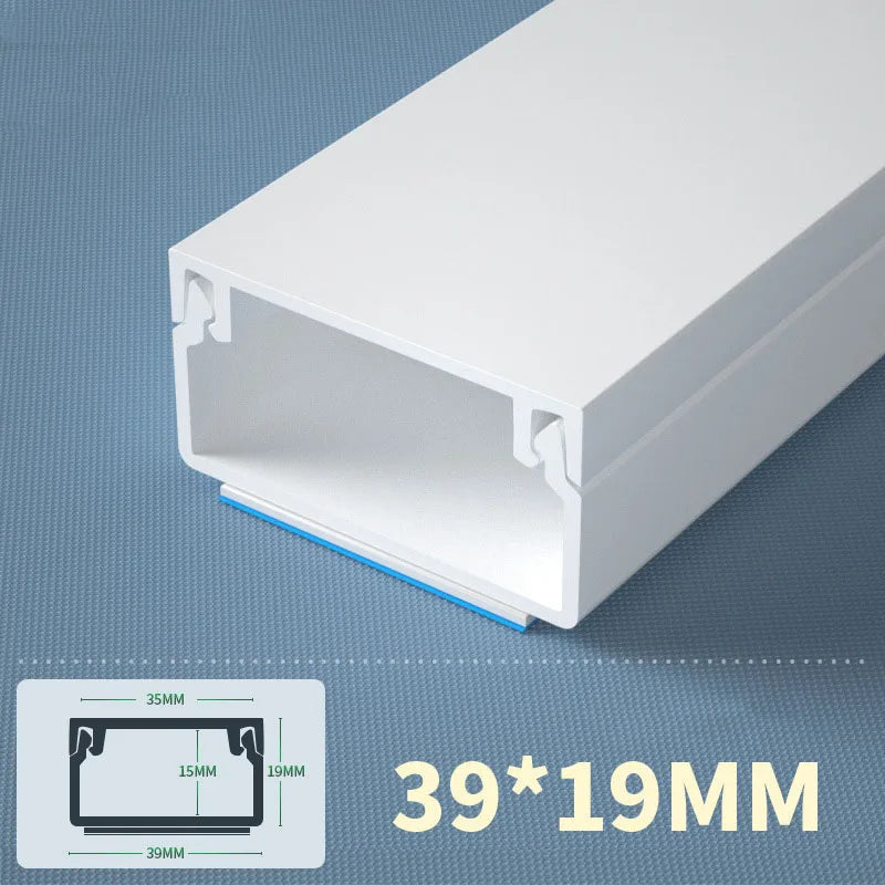 50/100 cm Kabelabdeckungen, Kabelversteck, TV-Kabelmanagement-Abdeckungen, Kabel, Verkabelungskanäle, PVC-Kabelkanal, Kabelhülsenhalter