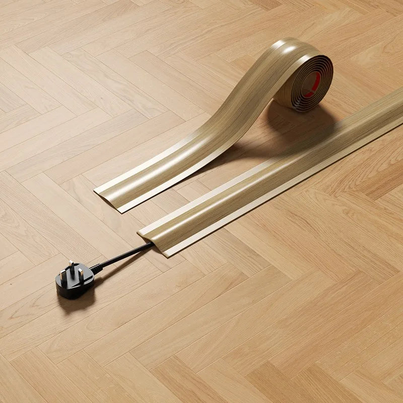 1PC 1m/3meter Kabelabdeckung Boden PVC Kabelabdeckungen für Drähte auf dem Boden, weiche Bodenkabelabdeckung Kabelversteckung