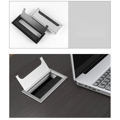 Draht Loch Abdeckung Outlet Port Tisch Computer PC Schreibtisch Platz Kabel Tülle Linie Halter Aluminium Legierung Kabel Organisieren Loch Abdeckung