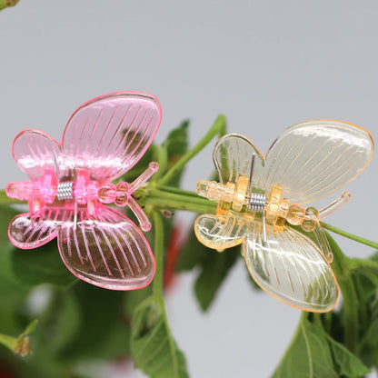 50/100pcs Orchideen clips Schmetterlings klemmen Garten pflanzen Rebe Klettern feste Unterstützung bunte Kunststoff dekorative Bonsai Dekoration