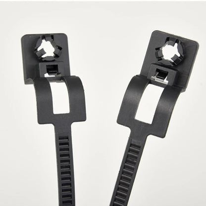 20 Stück Auto kabel befestigungs binder Nylon schwarz Auto Auto Kabel riemen Push Mount Kabelbinder halter Clip Klemme