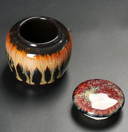Ceramic Pet Urns Personalized Cremation Burial Coffin Hamster Ashes Container Cat Dog Deceased Pet Souvenir
