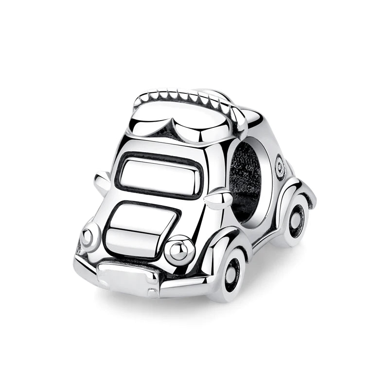 Original 100% 925 Sterling Silber Charm Bead Reise Taxi Motorrad Riesenrad Charms Fit Pandora Armbänder Frauen Diy Schmuck