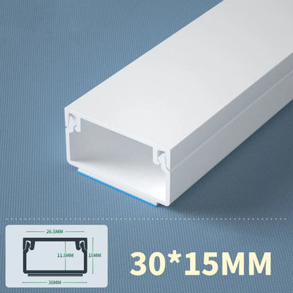 50/100 cm Kabelabdeckungen, Kabelversteck, TV-Kabelmanagement-Abdeckungen, Kabel, Verkabelungskanäle, PVC-Kabelkanal, Kabelhülsenhalter