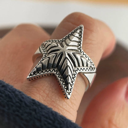 Ringe aus 925er-Sterlingsilber für Damen, Paare, minimalistisch, handgefertigt, schlicht, Retro-Blumen-Herz-Ring, edler Schmuck, Geschenk, verhindert Allergien