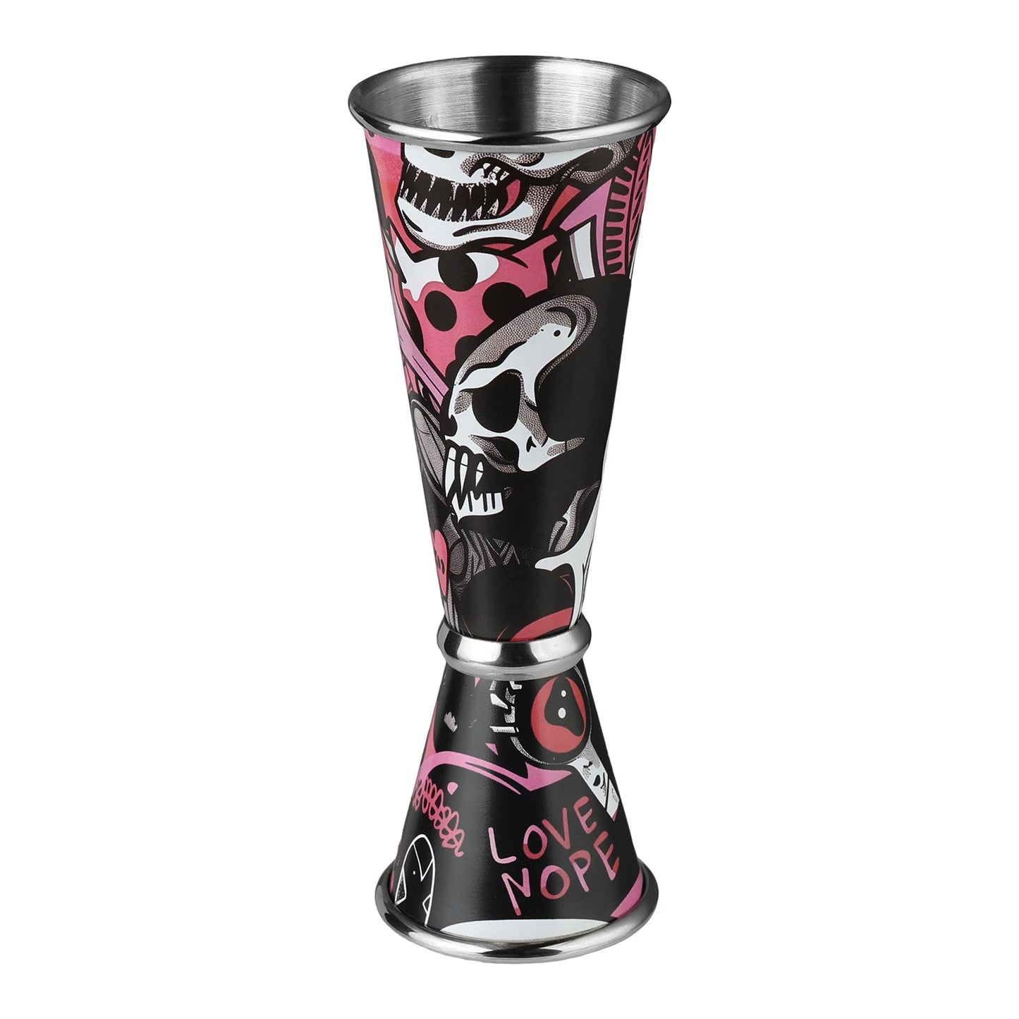Edelstahl-Cocktail-Jigger, 30/60 ml, doppelseitiger Messbecher, Barkeeper, Werkzeug, Bar-Zubehör, Gold, Silber, Kupfer, 20/40 ml Becher