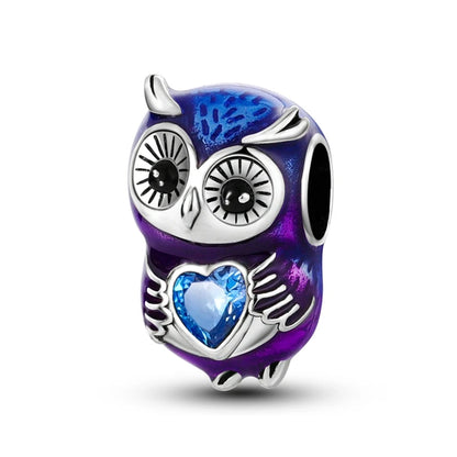 Heißer Verkauf 925 Silber Schmetterling Chamäleon Eule Sonnenblume Charms Fit Original Armband Halskette DIY Perle Für Frauen Schmuck
