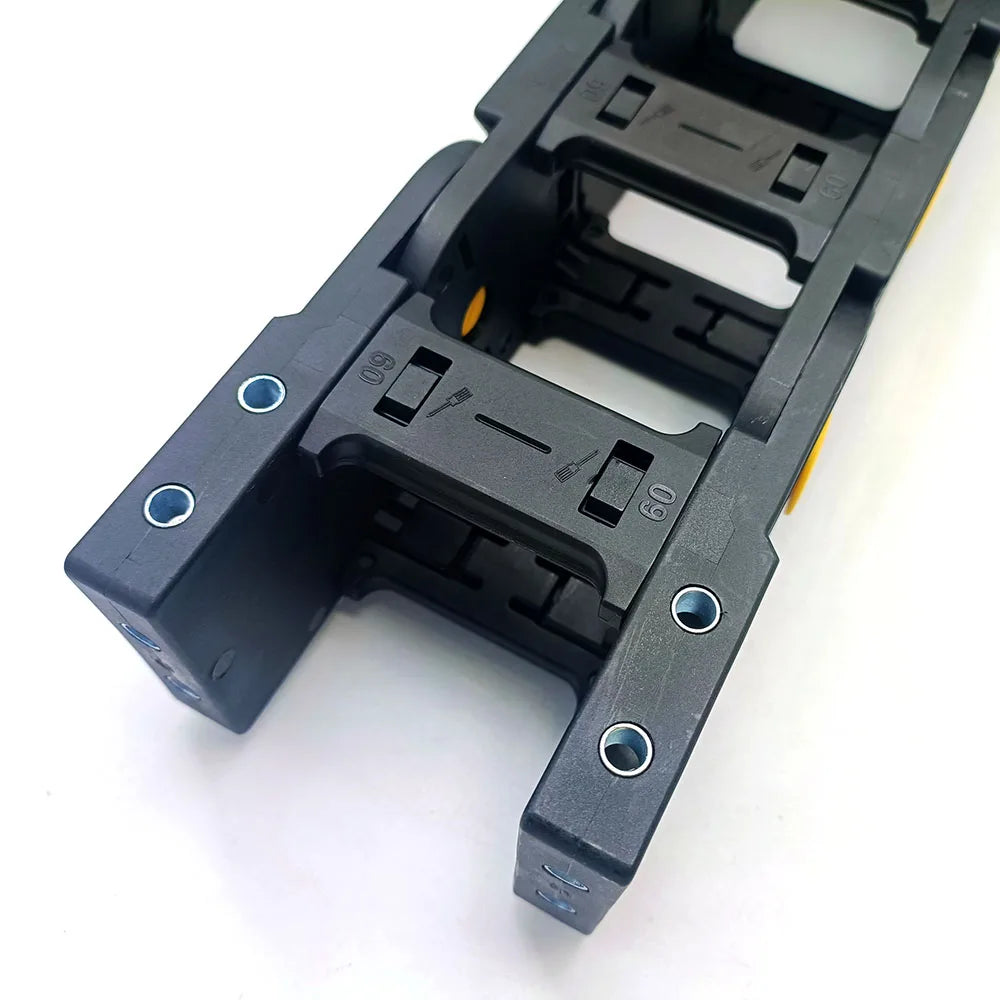 JFLO 45-Serie, 1 Meter Schleppkette, Kabel, Drahtträger, Halter für CNC-Fräser, Werkzeugmaschinen, Kunststoff-Schleppleine, Kabelmanagement