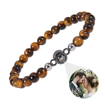Custom bracelet with picture inside, personalized projection bracelets with photos, picture bracelet, personalized memorial gifts