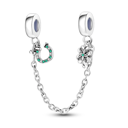 Silberverschluss, 925er-Sterlingsilber, CZ-Pflaster-Clip-Charms, Gänseblümchen-Perlen, Stopper, Sicherheitskette, passend für Original-Armreif, Schmuck-Clip