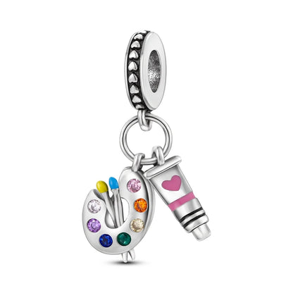 Neue 2025 925 Sterling Silber Charms Perlen Liebe Herz Rosa Original Charm Anhänger Fit Charm Armbänder DIY Schmuck Geburtstag Geschenk