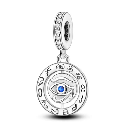Versilberte Katzenpfote, Zauberwürfel, Blumen-Charms, Anhänger, passend für Original-Armbänder, DIY-Modeschmuck